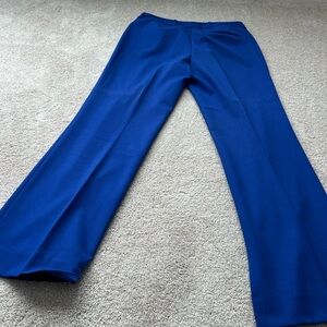 Calvin Klein Royal Blue Wide Leg Pants